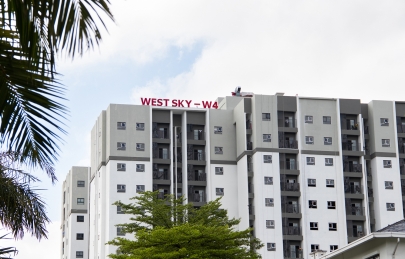 TIẾN ĐỘ XÂY DỰNG TÒA W4, WEST SKY – KHI NHỮNG NÉT CUỐI DẦN THÀNH HÌNH
